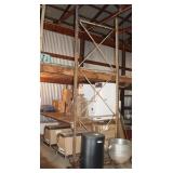 2 Tier Metal Warehouse Rack NO CONTENTS: