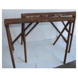 2 Heavy Duty Metal Saw Horses 36x31"