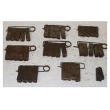 9) 4 Pc Sets Pipe Threading Dies