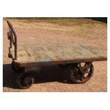 Heavy Duty Vintage Railroad Cart 60x36x38" Tall