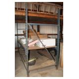 2 Tier Metal Shelving 150"x38"x84"T NO CONTENTS