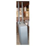 Unassembled Metal Shelving Consists of:
