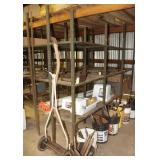 3 Tier Metal Shelving 36"x108"x87"T NO CONTENTS