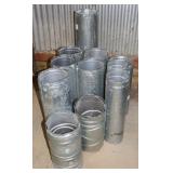 Type B Galvanized Stove pipe 10 Pcs 8" & 2) 6":