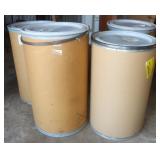 4 Cardboard Barrels: 3) 22x35", 1)22x38"