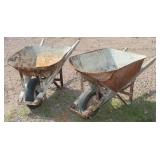 2 Wheel Barrows, 1 needs new tire