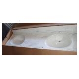 New Bathroom Double Sink Vanity Top 73"x22"