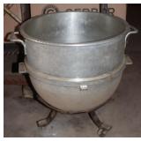 21" dia. Stainless Steel Mixer Bowl on stand