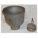 Vintage Milk Strainer 13" Dia. X14" Tall