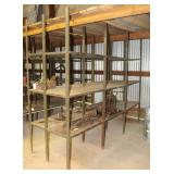 3 Tier Metal Shelving 36"x108"x87"T NO CONTENTS