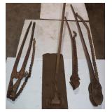 4 Vintage Plumbing Tools: Pipe Bender,