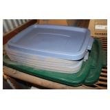 Rubbermaid Tote Lids only: 6 Fit 20"x14.5",