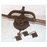 Pipe Threading Head w/ 4 Sets of Dies