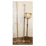 3 Stands: 1) Oil Stand, 1) 3 Wheel Medical Stand,