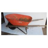 Metal Wheelbarrow 38" Long 25"x11"