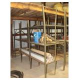 3 Tier Metal Shelving, NO CONTENTS