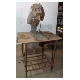 Vintage Metal Cut-off Saw Works 35"x25"x58" w/