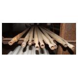 9 Vintage Hand Well Pump Rods: