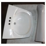 Kilgore Pedestal Sink No. 310, 24x20"