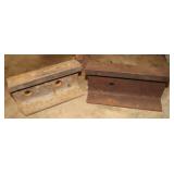 2) Railroad Track Anvils: 12", 13"