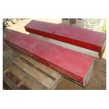 2) Pickup Bed Side Rail Tool Boxes 70x12x15"
