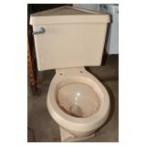 Eljer Corner Toilet plain Bowl in Beige No Seat