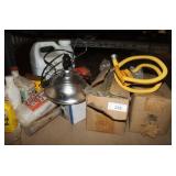 Shovel heads, Heat lamp w/ Bulb,