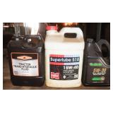 Oil and Trans-Hydraulic Fluid: