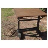 Adjustable Tilt Drafting Table 41.5x29x38" T &