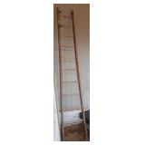 113" tall Wooden Ladder, Bottom is 23"wide &