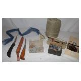 Fishing Gear, Seine, Knives, And Tackle:
