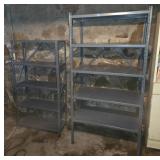 2 Grey Base Shelving Units 36x19x71