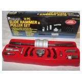 14 Pc Pittsburgh Slide Hammer & Puller Set
