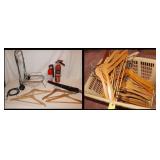 Luggage Cart, Fire Extinguishers & Hangers: