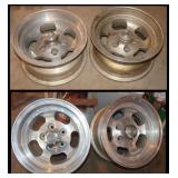 4 Cragar Aluminum Alloy Wheels,  14"x7" 5 lug