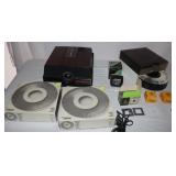 GAF 1690 Slide Projector & Accessories