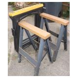 2 Hirsh Iron Horse II Sawhorses &