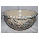 Stoneware Spongeware Mixing Bowl