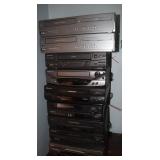 VCR/DVD Players w/ Remotes & Manuals