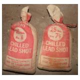 2 Chilled Lead Shot Bags