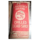 Lawrence Brand 25lb Chilled Lead Shot No. 7 1/2