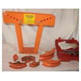 12-Ton Pipe Bender & Pipe Threading Kit