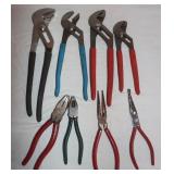 8 Assorted Pliers: