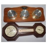 2 Weather Stations w/ Barometers
