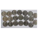 20 Kennedy Half Dollars