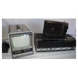 Zenith TV Clock Radio, Sears Digi/Trek II Radio,