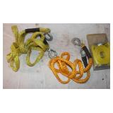 2 Tow Ropes & 1 Ratchet Tie-Down Strap