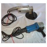 2 Power Tools Angle Grinder & Sander Both Work