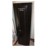 AS-IS Sentinel Gun Cabinet, Lock was drilled out;