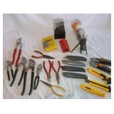 Pliers, Utility Knives, Drill Bit Sets, Drill